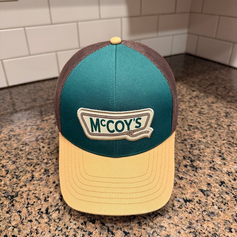 McCoy's Building Supply Trucker Hat Snapback Green Brown New